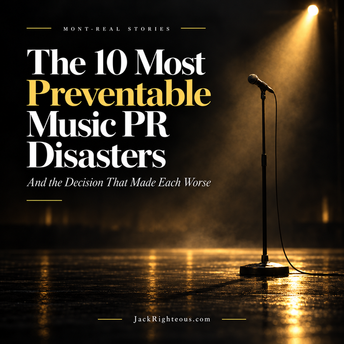 The 10 Most Preventable Music PR Disasters — And the Decision That Made Each Worse