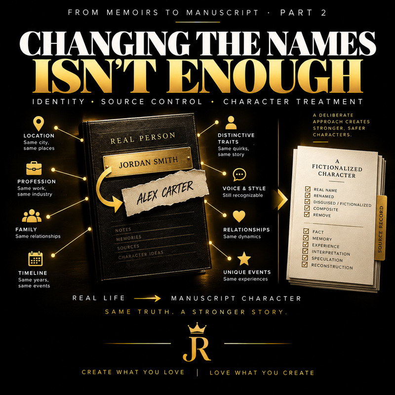 From Memoirs to Manuscript — Part 2: Changing the Names Isn't Enough