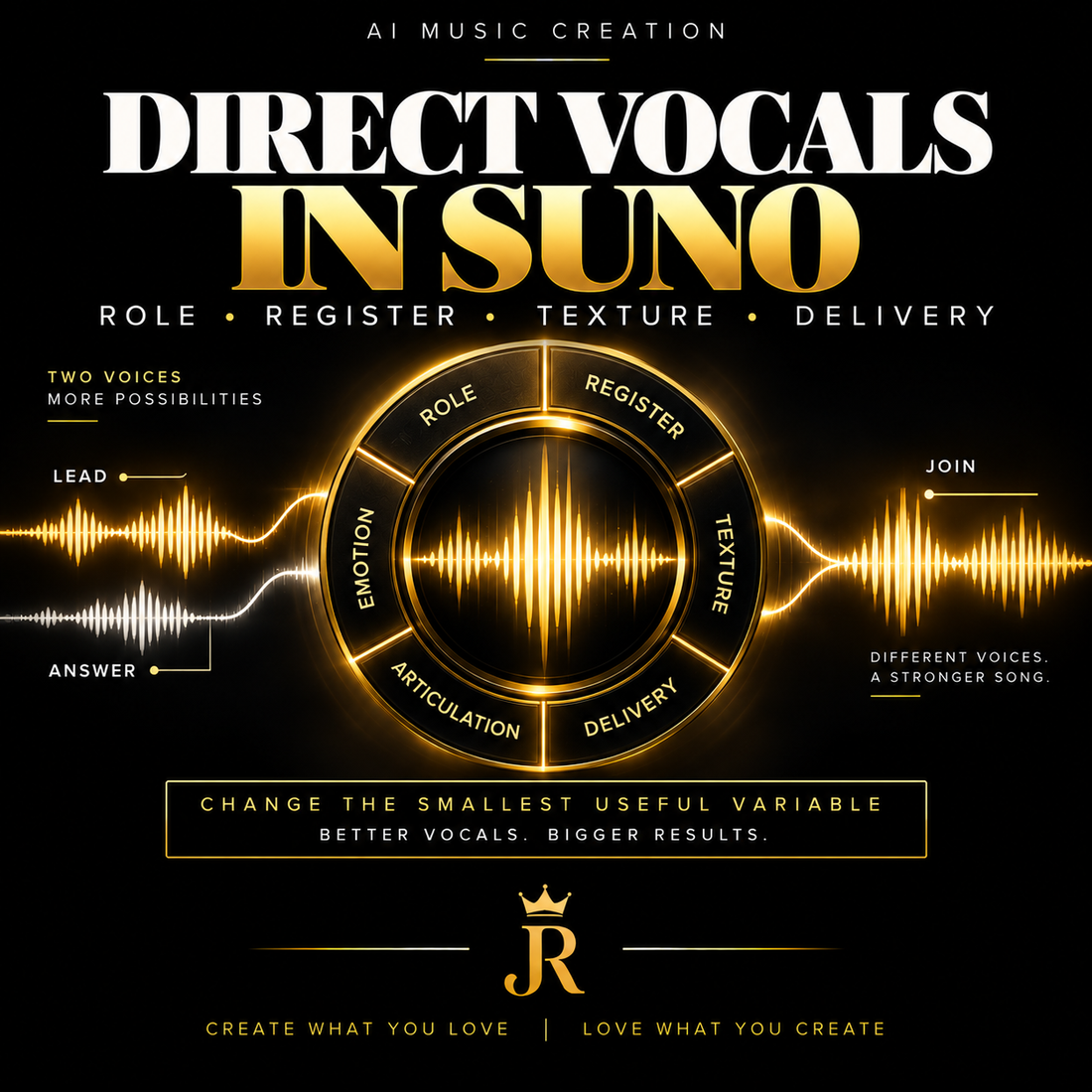 Cover image for How to Direct AI Vocals (2026): Role, Range, Delivery, Duets & Control
