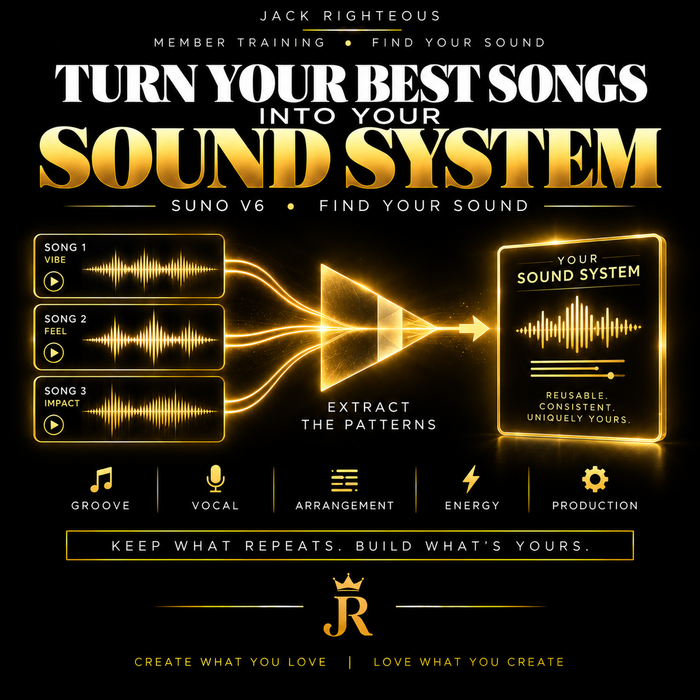 Cover image for Turn Your Best Songs Into Your Sound System | Suno V6