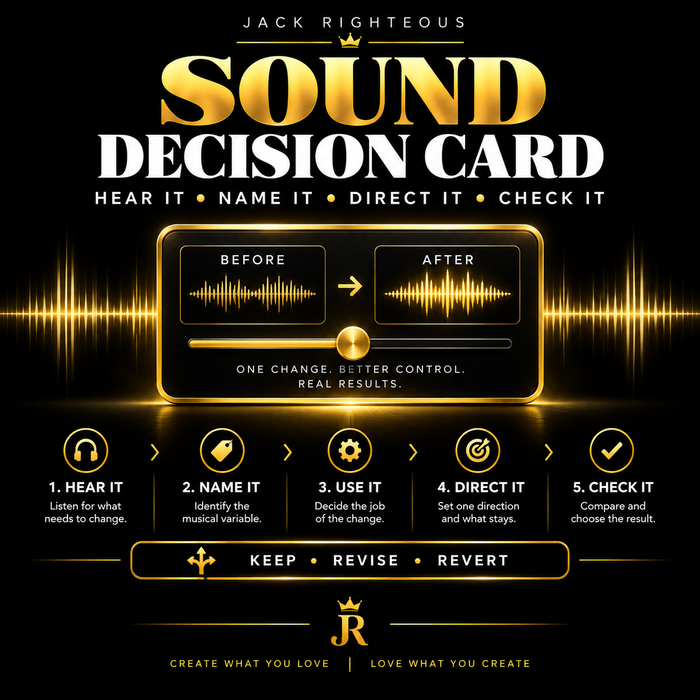 Cover image for Sound Decision Card | Hear It, Name It, Change It, Check It
