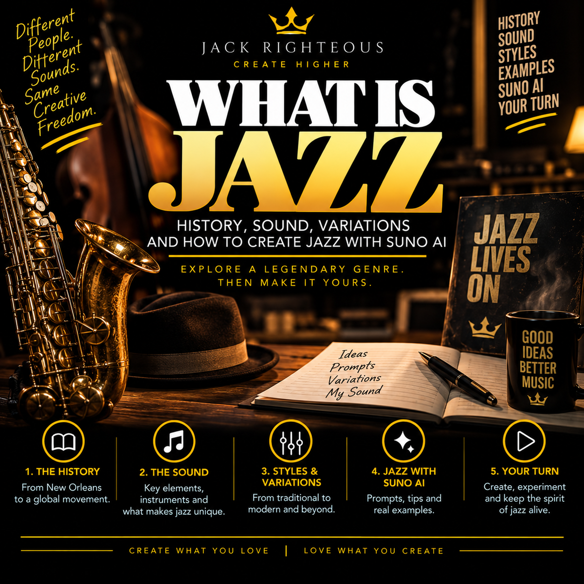 Cover image for Jazz for AI Music Creators | Swing, Improvisation, Harmony & Ensemble Control