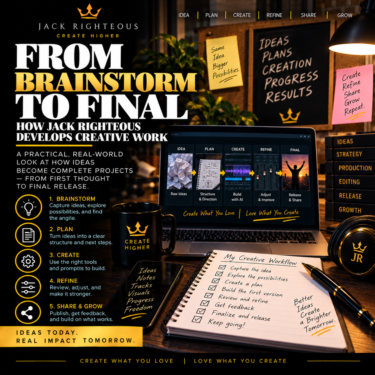 Cover image for Working Notes: From Brainstorm to Final