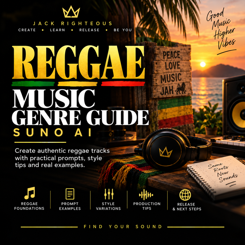 Cover image for How to Make Reggae with AI Music | Riddims, Bass, Vocals & Production