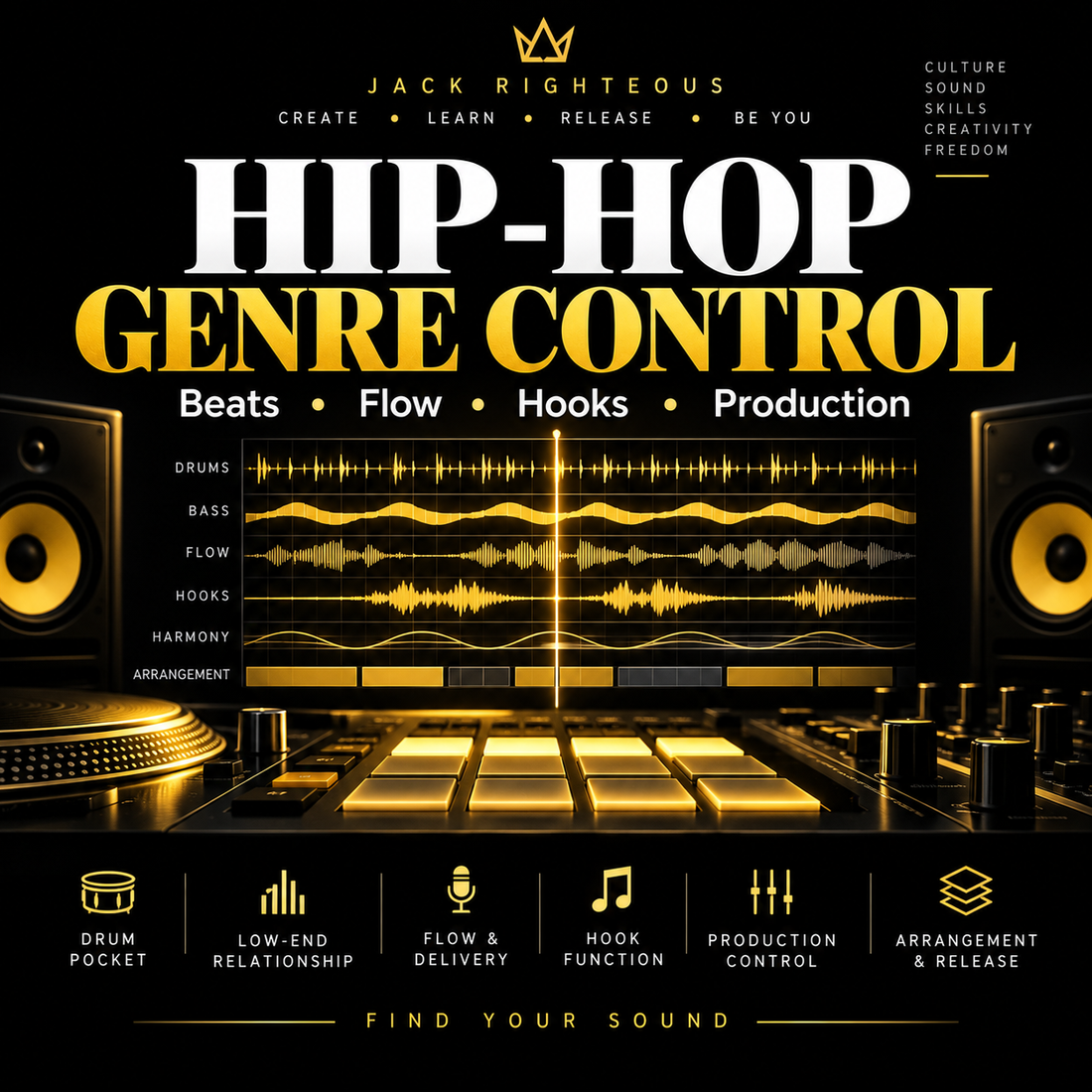 Cover image for How to Make Hip-Hop with AI Music | Beats, Flow, Hooks & Genre Control