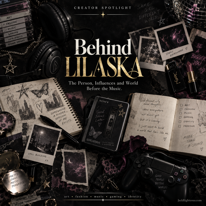 Creator Spotlight editorial cover introducing LILASKA's influences, creative identity and musical world.
