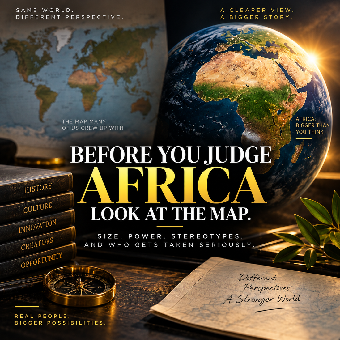 Before You Judge Africa, Look at the Map: Size, Power, Stereotypes and Who Gets Taken Seriously