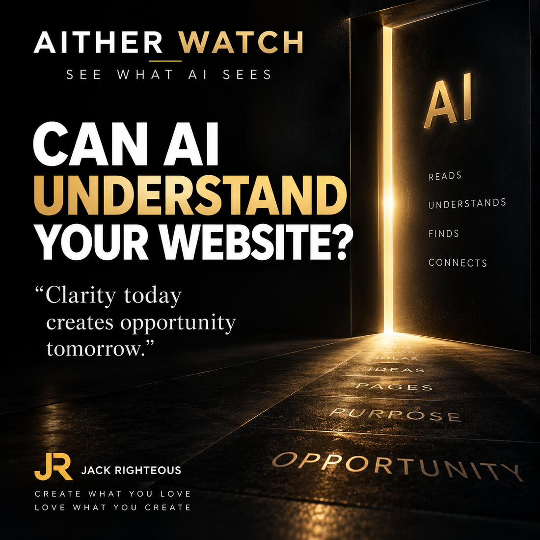 Can AI Understand Your Website? I Tested Aither Watch on JackRighteous.com