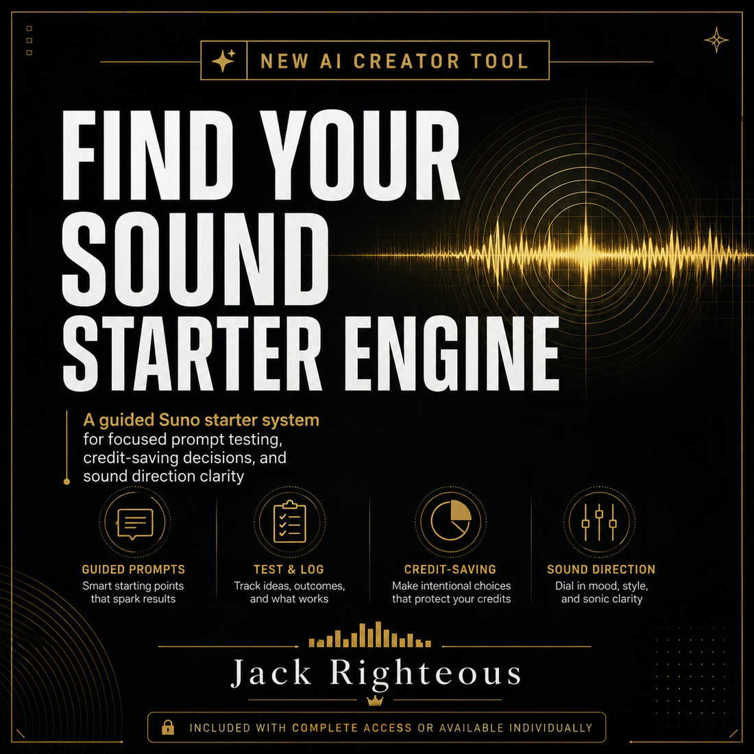 Find Your Sound Starter Engine for developing clearer AI music direction before generation