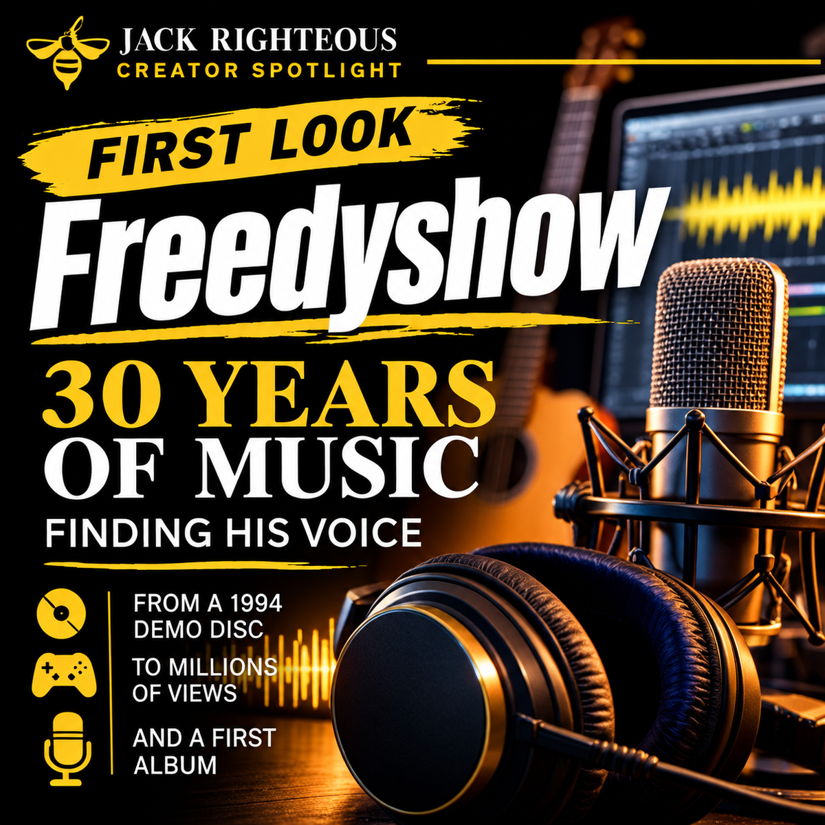 Creator Spotlight First Look: Freedyshow — 30 Years of Music, Finding His Voice