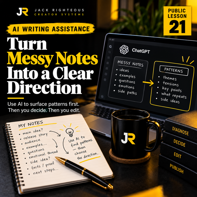 Use AI to Find the Story Hidden Inside Rough Notes