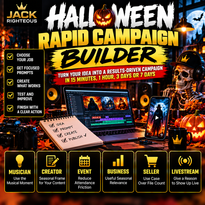 Halloween Rapid Campaign Builder member vault — JackRighteous.com cover