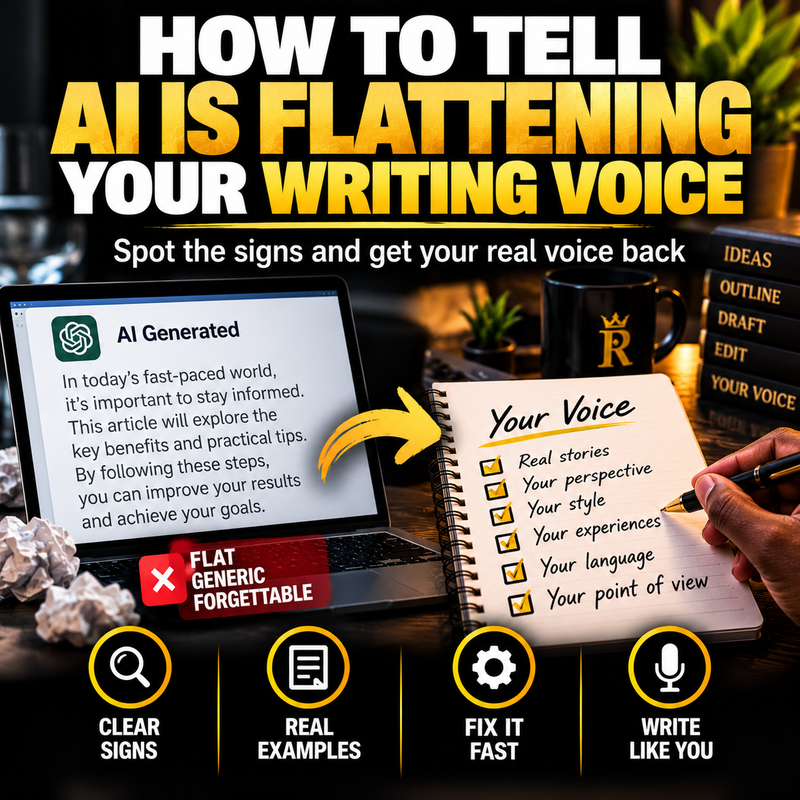 How to Tell When AI Has Started Flattening Your Voice
