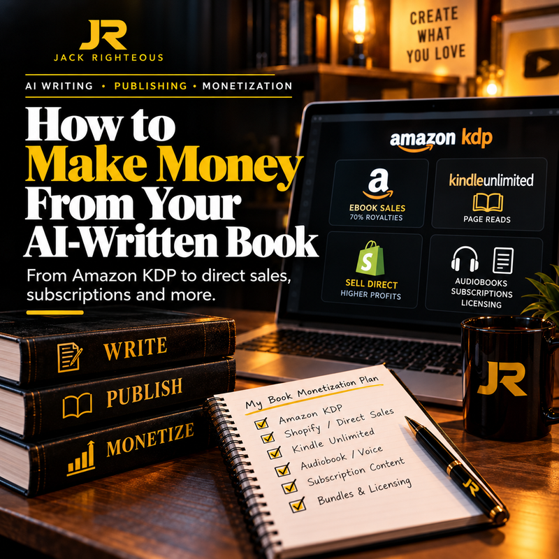 Monetizing AI Books: How to Earn from AI-Assisted Writing
