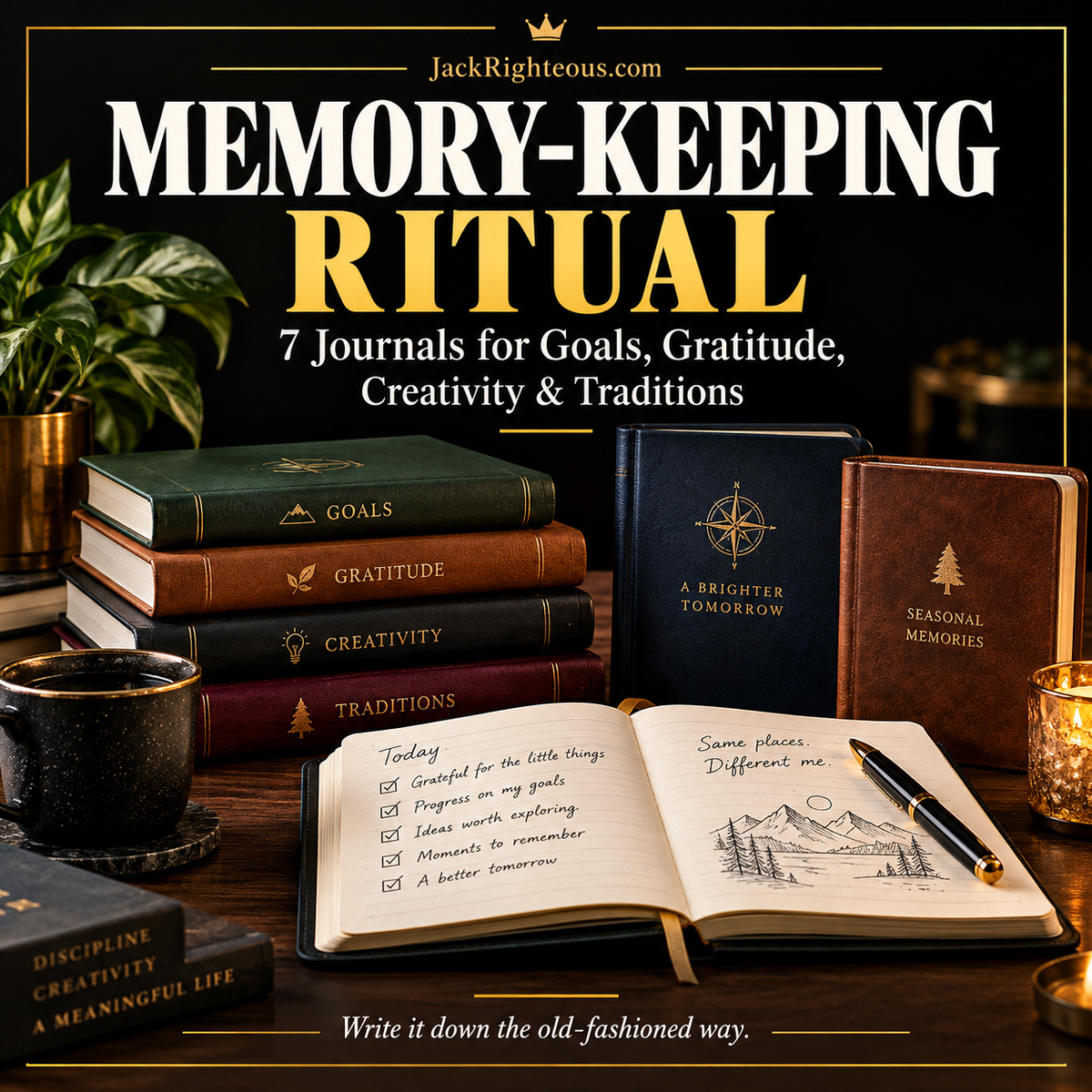 Build a Memory-Keeping Ritual: Hardcover Journals for Goals, Gratitude, and Seasonal Traditions