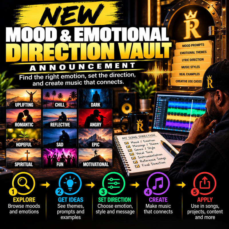 Change the Feeling Without Rebuilding the Song: New 120-Direction Mood Vault