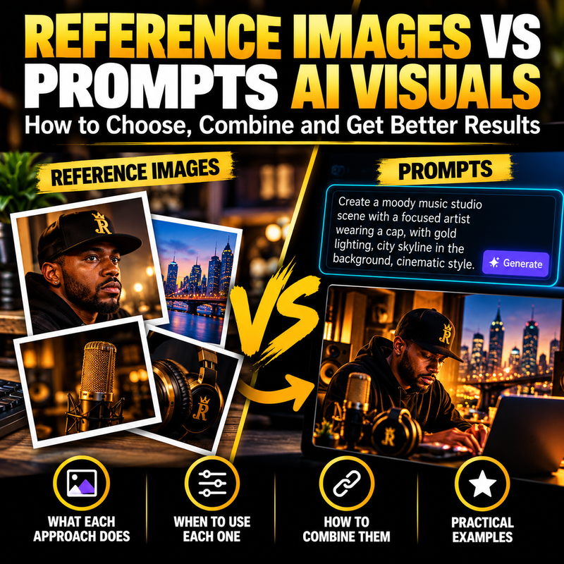 Reference Images vs Prompts: What Should Control the Result?
