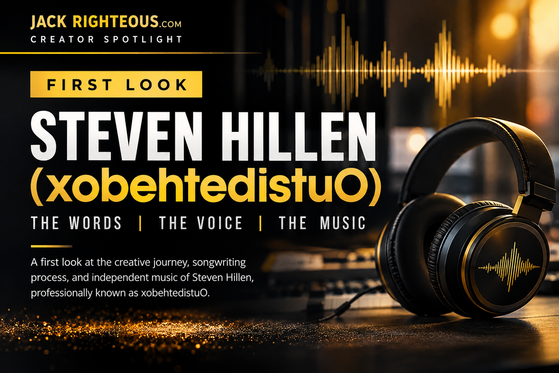 Creator Spotlight First Look: Steven Hillen (xobehtedistuO) — The Words, the Voice, the Music