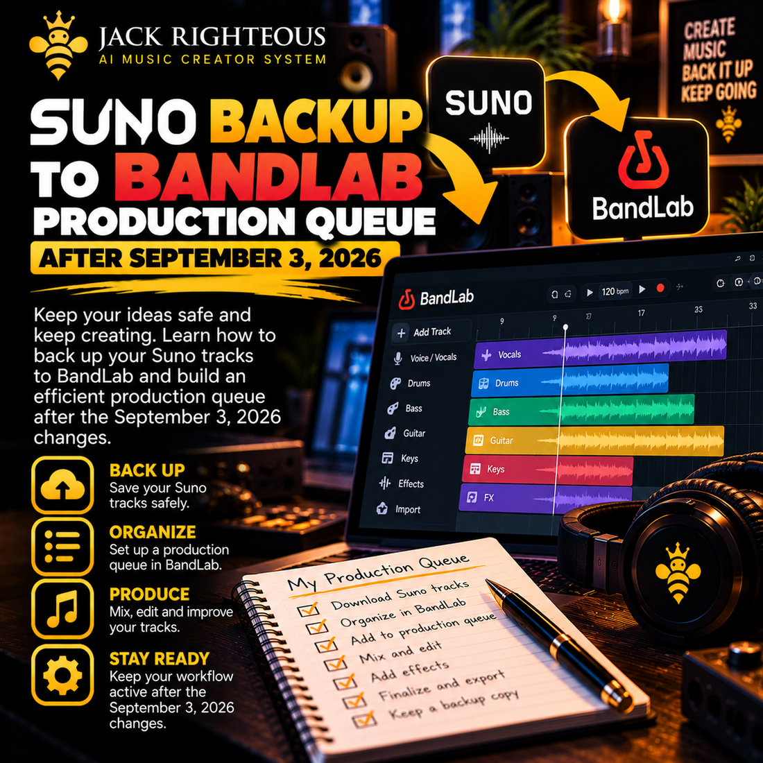 You Backed Up Your Suno Library. Now Turn It Into Real Projects With BandLab — JackRighteous.com article cover