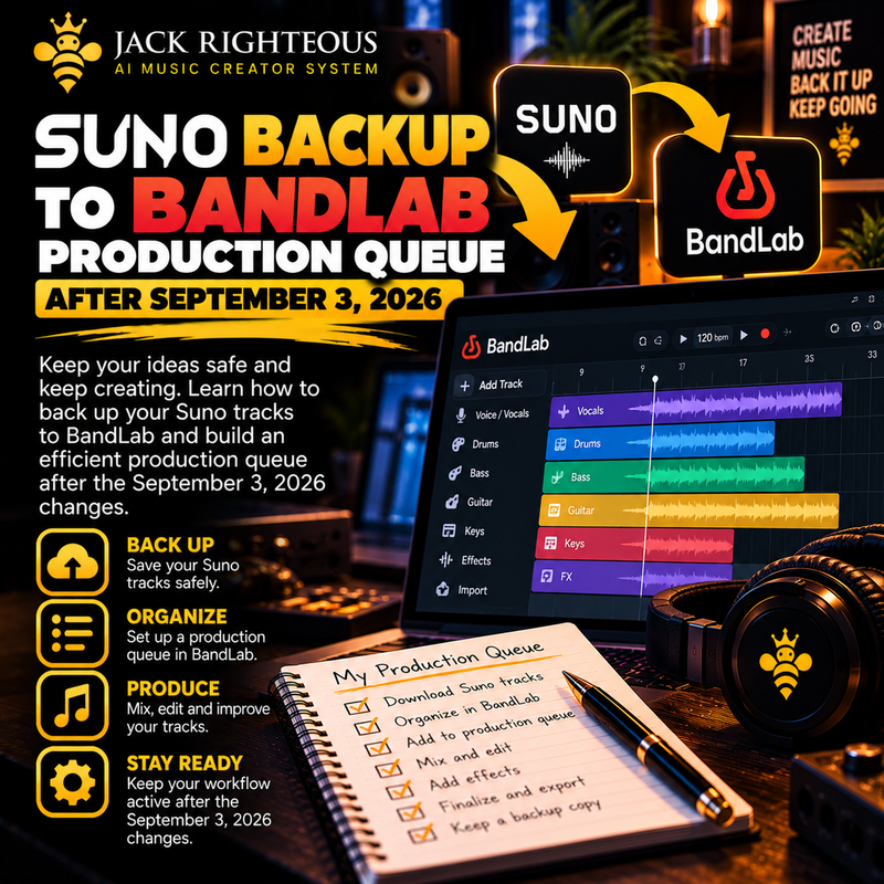 You Backed Up Your Suno Library. Now Turn It Into Real Projects With BandLab — JackRighteous.com article cover