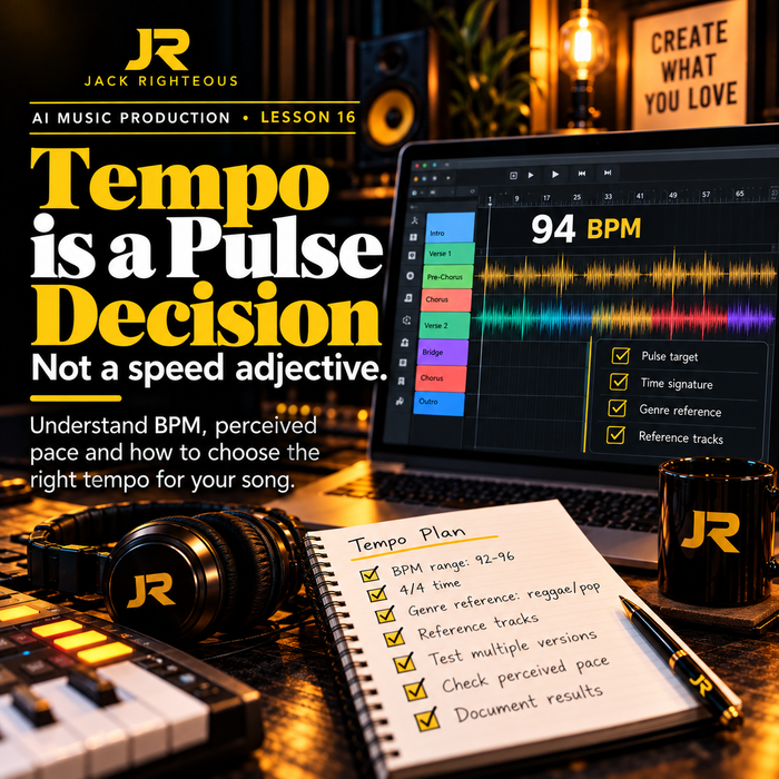 Tempo & BPM Control for AI Music Creators | Production Intelligence #16
