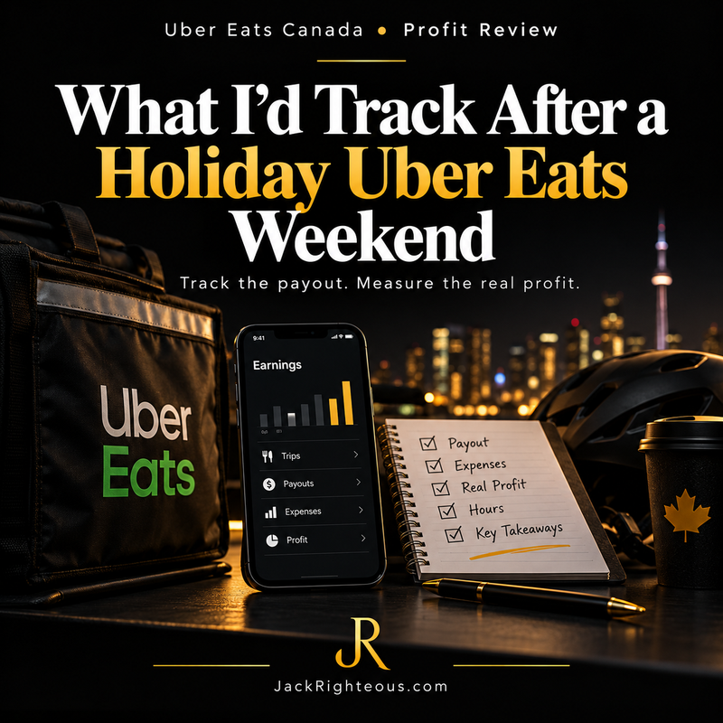 What I’d Track After a Holiday Uber Eats Weekend
