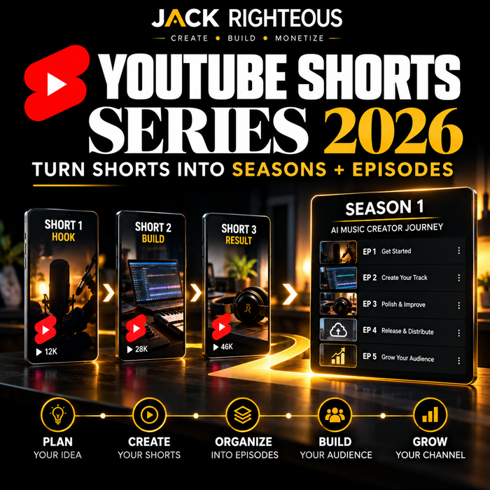 YouTube Shorts Series 2026: Turn Shorts Into Seasons & Episodes — JackRighteous.com article cover