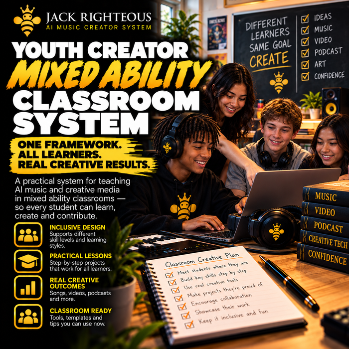 Youth Creator Mixed-Ability Classroom System — JackRighteous.com article cover