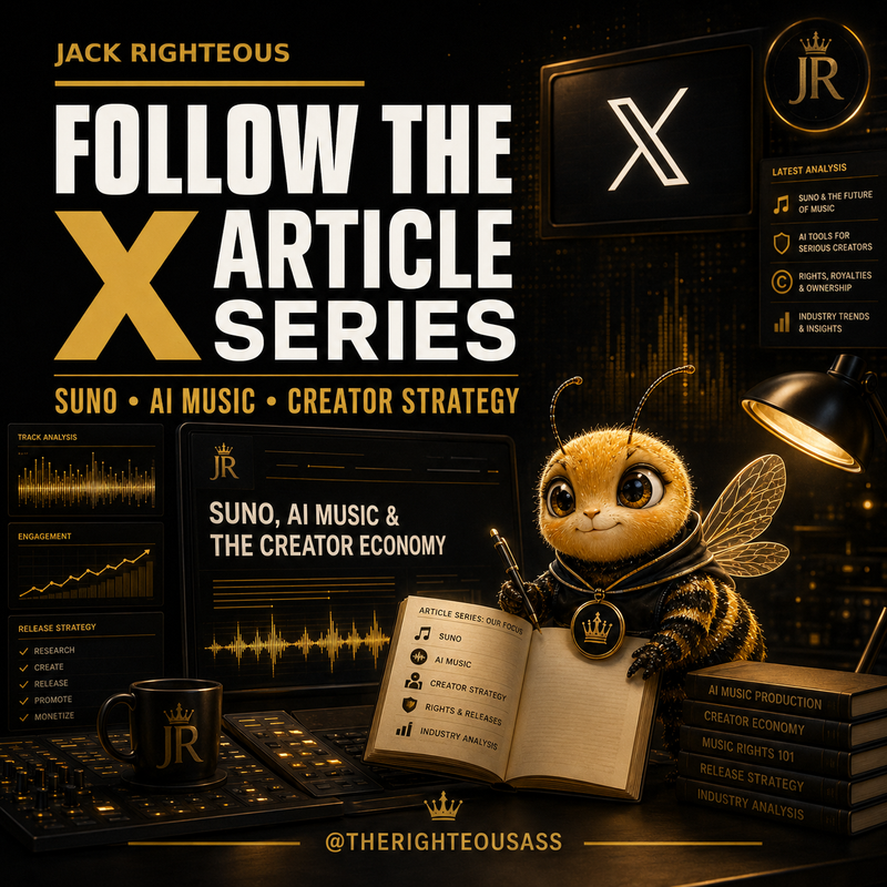 Jack Righteous guide illustrating the distinction between AI-generated and AI-assisted music production