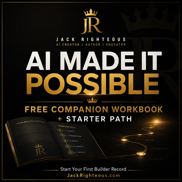 AI Made It Possible companion workbook and starter path for turning AI-assisted ideas into documented projects