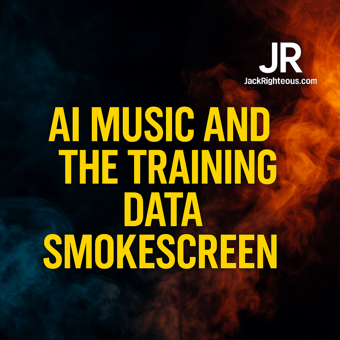 AI Music and the Training Data Smokescreen - Jack Righteous