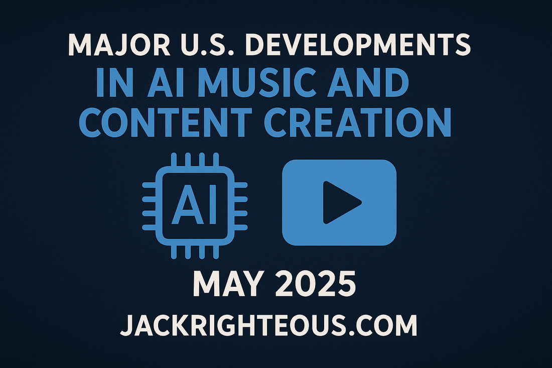AI Music & Content Creation: May 2025 U.S. News Recap - Jack Righteous