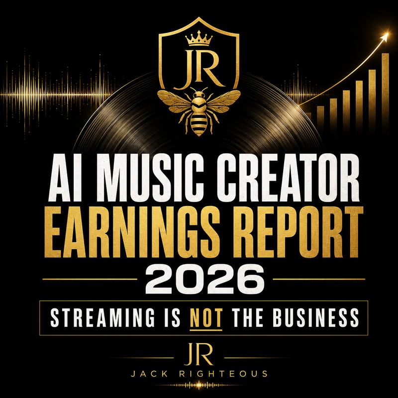 AI Music Creator Earnings Report 2026 showing why streaming alone is not a complete creator business model