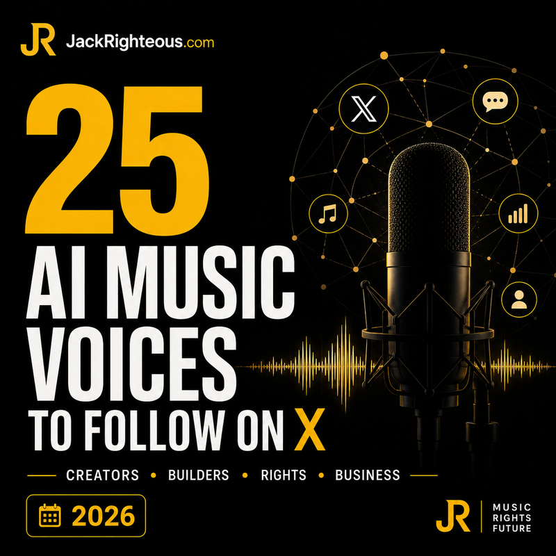 Guide to 25 AI music creators, builders, researchers, rights advocates and business experts to follow on X in 2026