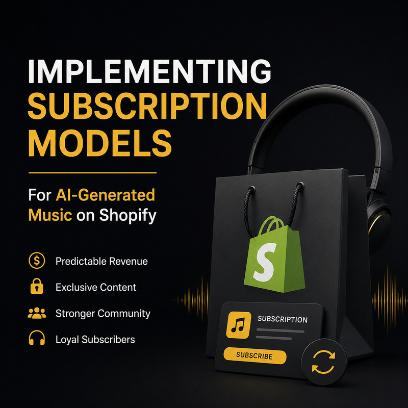 Shopify subscription model guide for AI music creators building recurring offers and member value