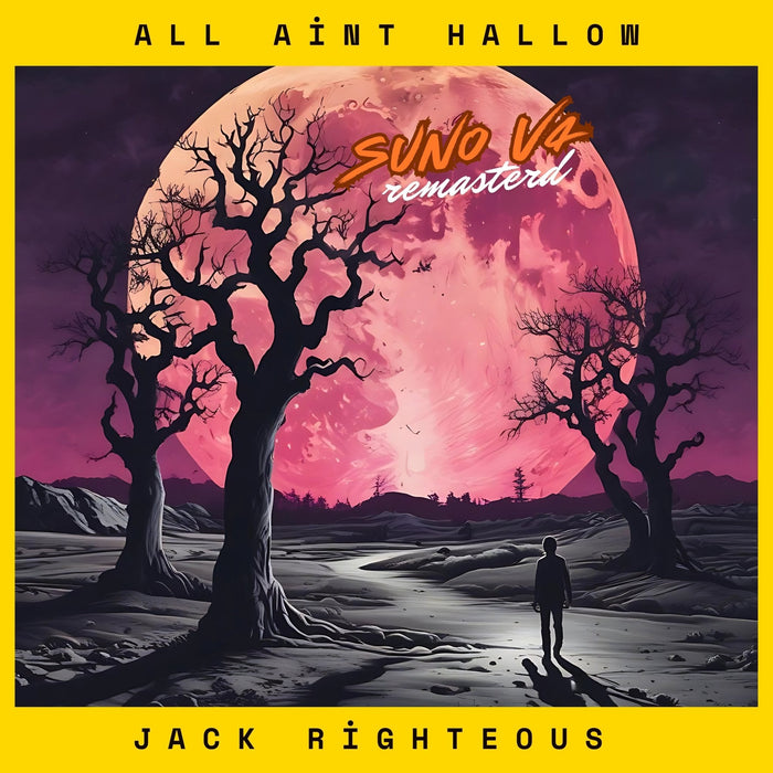 All Ain't Hallow five-track spooky instrumental album cover, a 2024 release case study by Jack Righteous