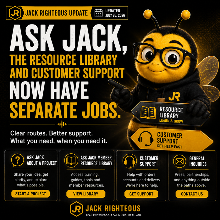 ASK JACK resource library and member support guide for finding creator tools, training and help routes