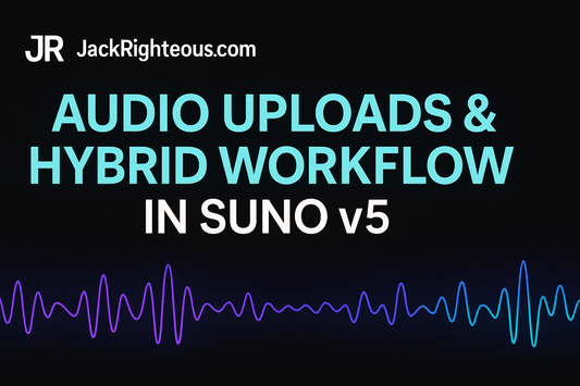 Audio Uploads & Hybrid Workflow in Suno v5 - Jack Righteous