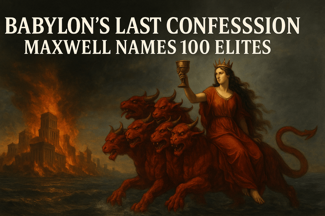 Babylon’s Last Confession: Maxwell Names 100 Elites - Jack Righteous