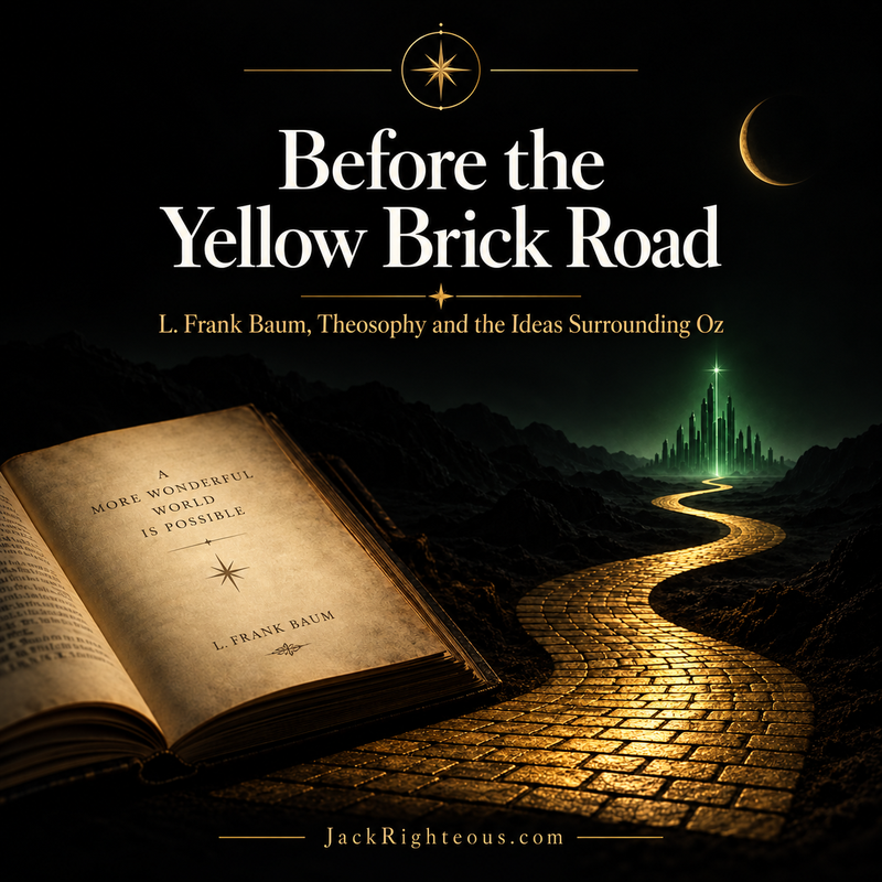 Before the Yellow Brick Road cover for L. Frank Baum, Theosophy and the Ideas Surrounding Oz