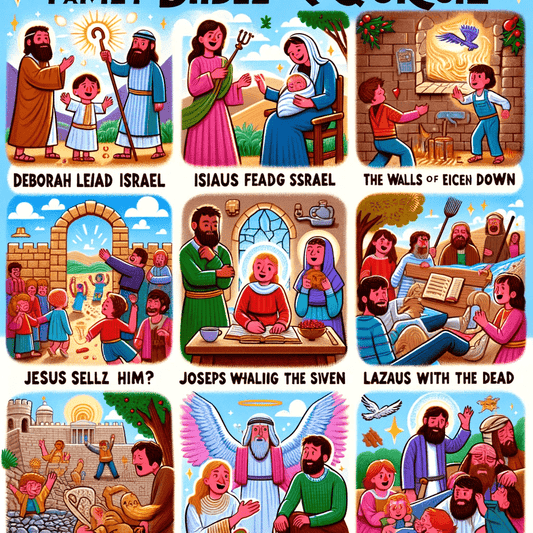 Bible Adventures for Families: Quiz on Deborah, Jesus, Jacob & More - Jack Righteous