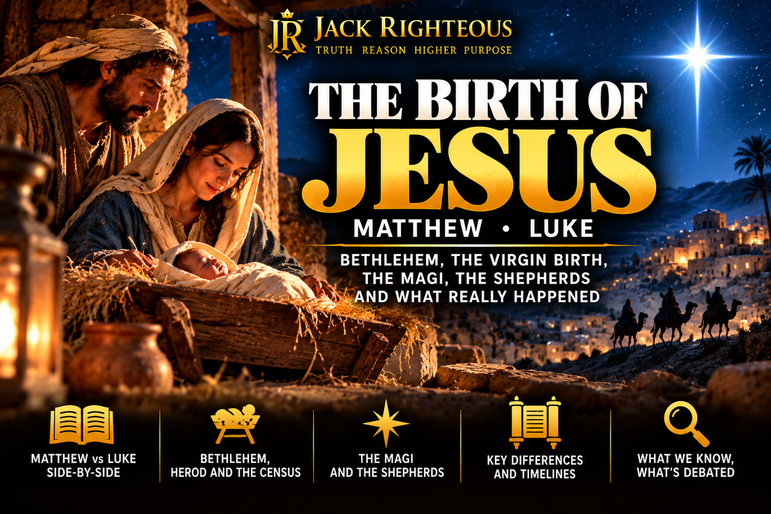 The Birth of Jesus: Matthew vs Luke, Bethlehem, virgin birth, Magi, shepherds and census
