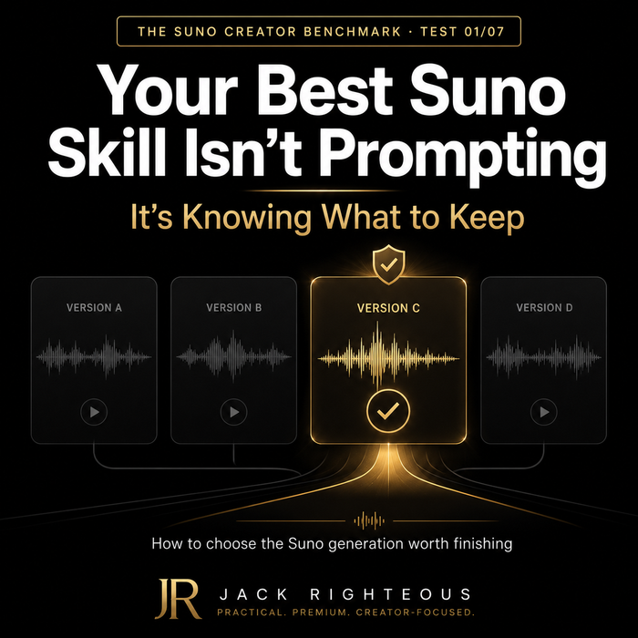 Suno Creator Benchmark guide for comparing generations and choosing which AI music version is worth keeping