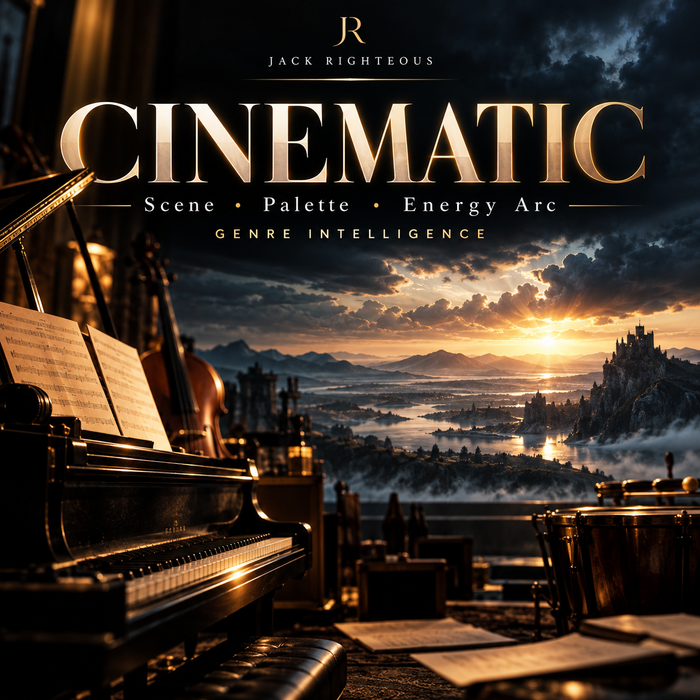 Cinematic Genre Intelligence for AI music creators — scene, palette, energy arc, scoring, arrangement and genre control