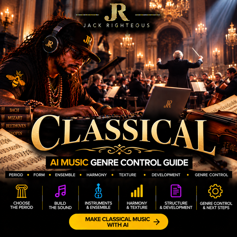 Classical Music Genre Intelligence for AI creators — period, form, ensemble, harmony, texture, development and style control