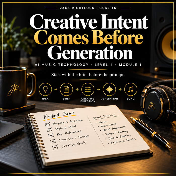 AI Music Technology Level 1 — Module 1: AI Music Orientation & Creative Intent