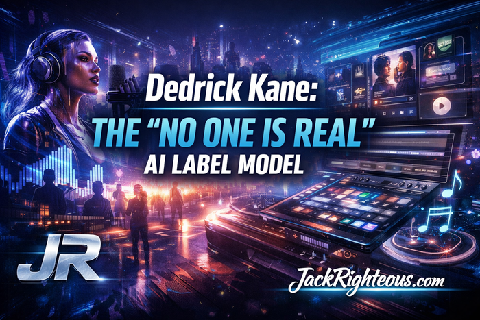 Dedrick Kane case study examining the No One Is Real AI label model and virtual artist system