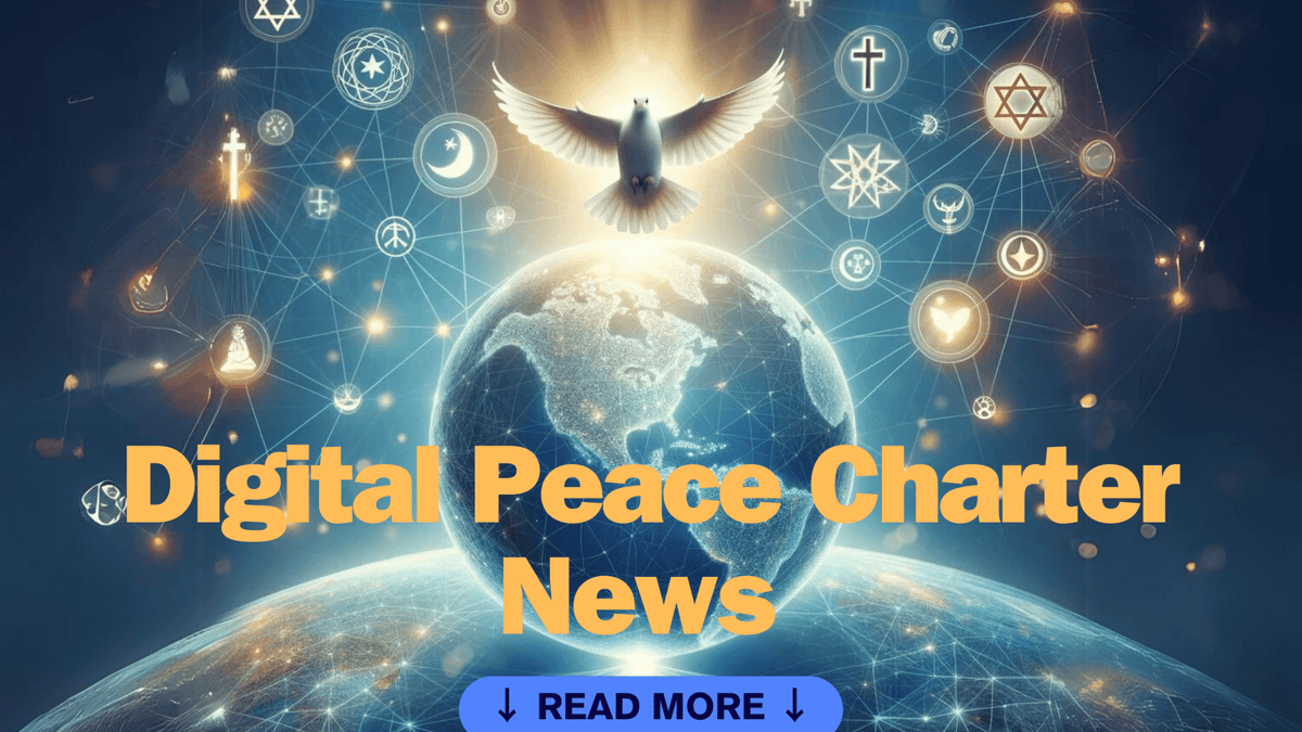 Faith-based creator reviewing an online message before sharing, representing verification, privacy and responsible digital communication.