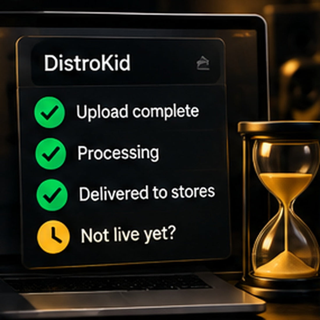 DistroKid release delivered but not live yet