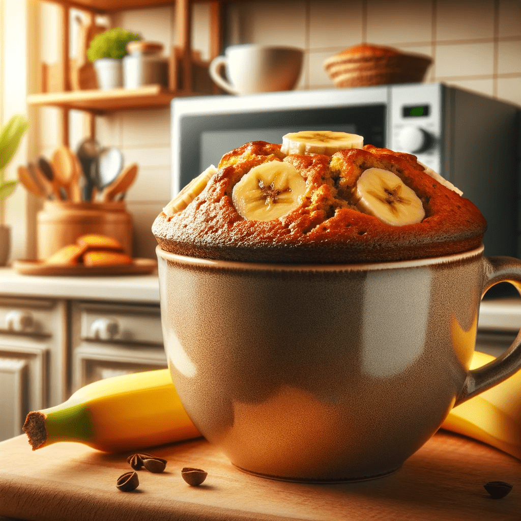 Easy Righteously Spiced Banana Bread Mug Cake in a Minute - Jack Righteous